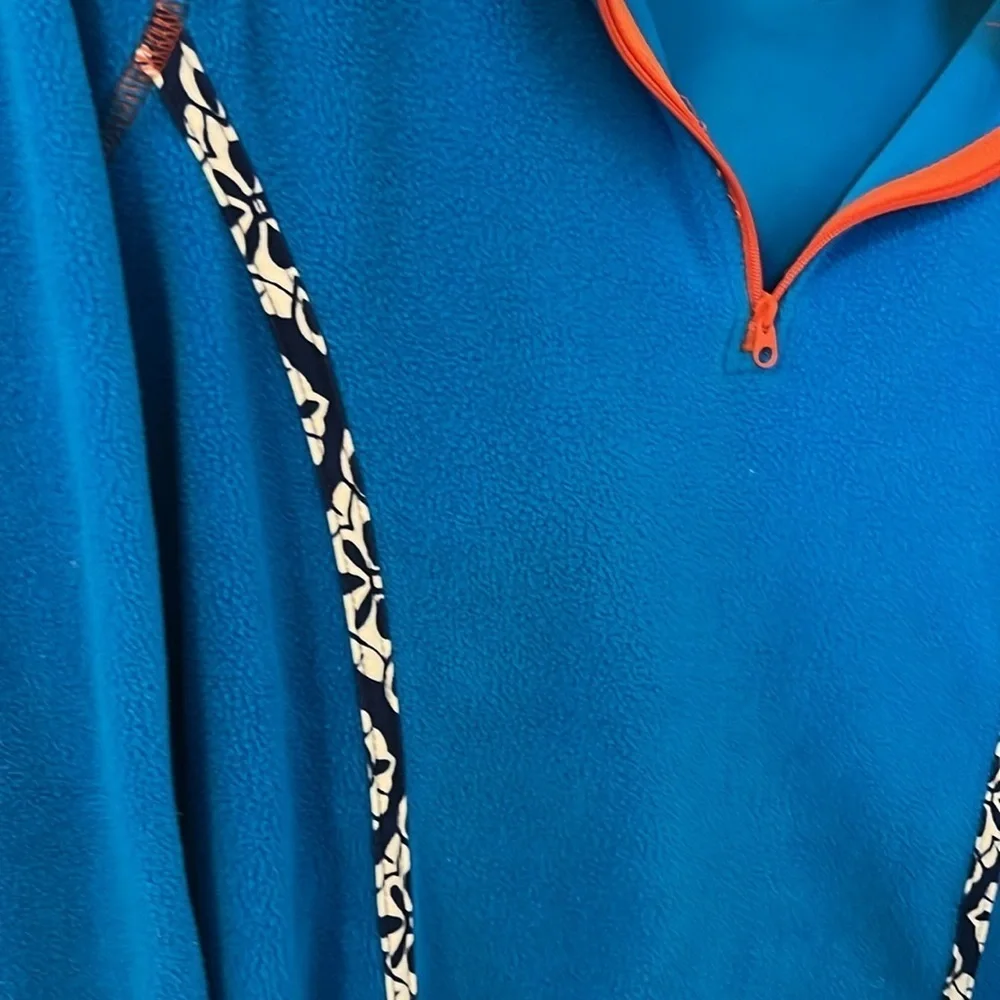 Hatley fleece zip up blue size large - Picture 3 of 4